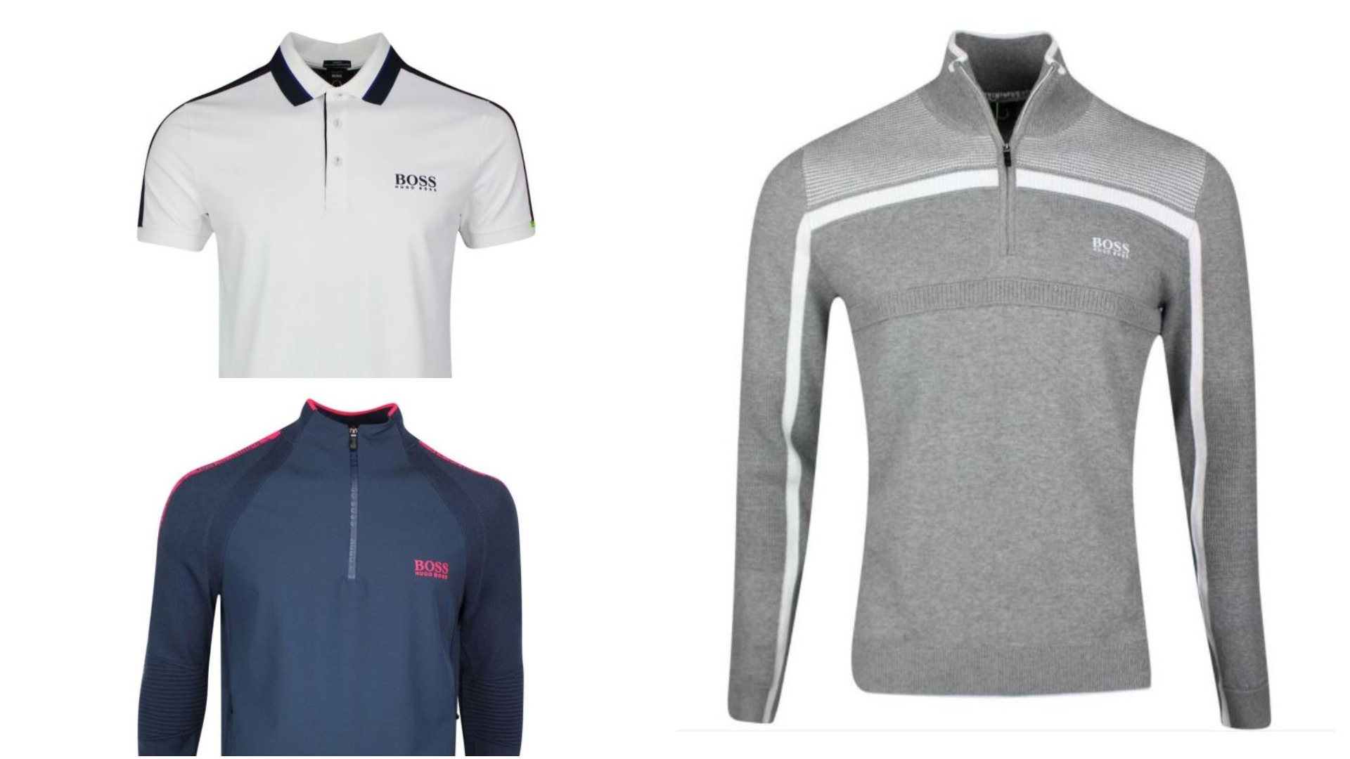 Hugo boss golf jumper clearance sale